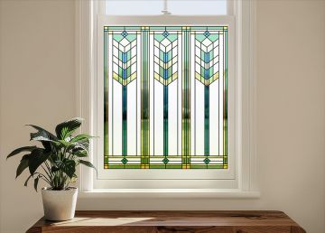 SXEG-3456-UG Prairie Flower Stained Glass